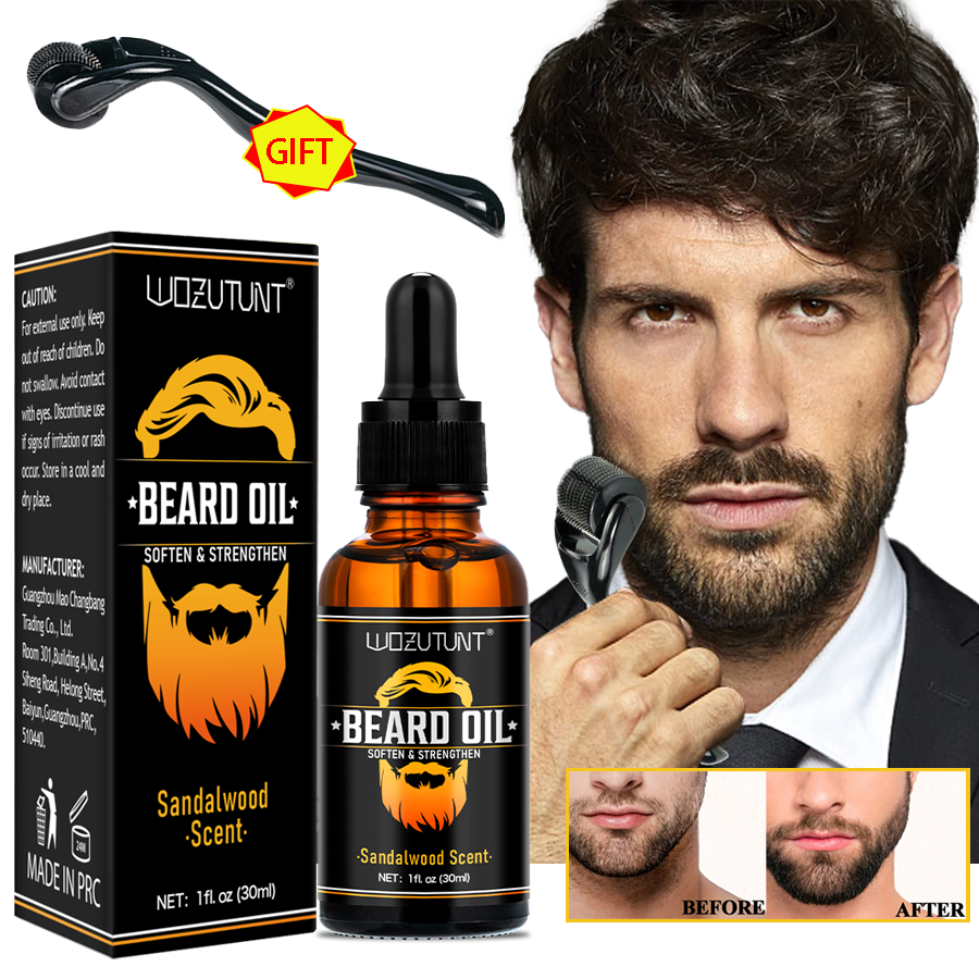 Men'S Grooming Oil - Óleo de condicionamento de barba de