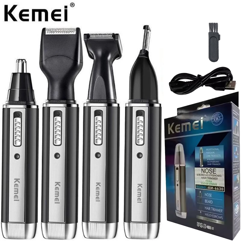 Men'S Grooming Electric Trimmer - Aparador de Pelos do Nariz Kemei-6630