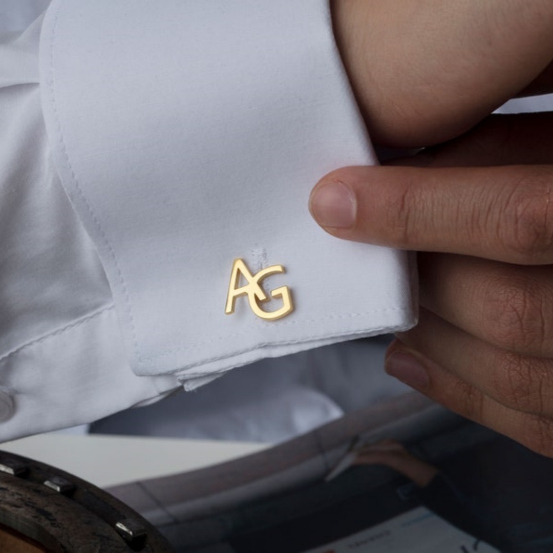 Men'S Grooming - Abotoaduras Personalizadas com Nome para Homens,
