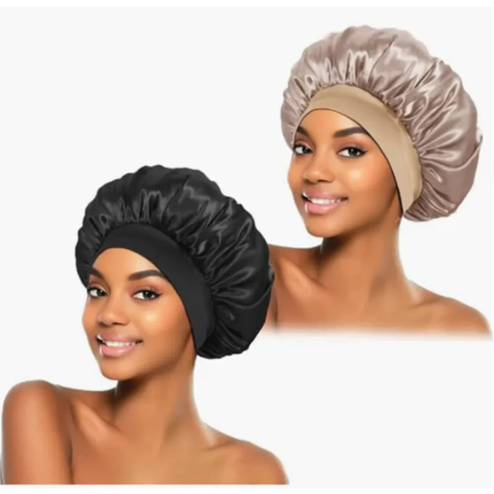 Men'S Grooming Tape - Gorro de seda para dormir, gorro