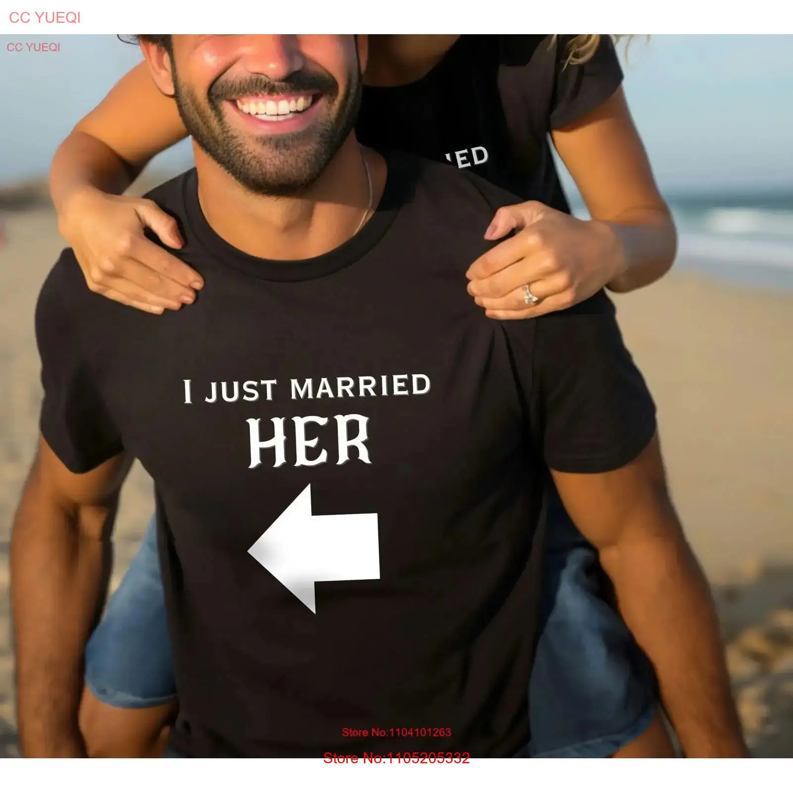 Men'S Grooming - Só casado combinando casal t camisa