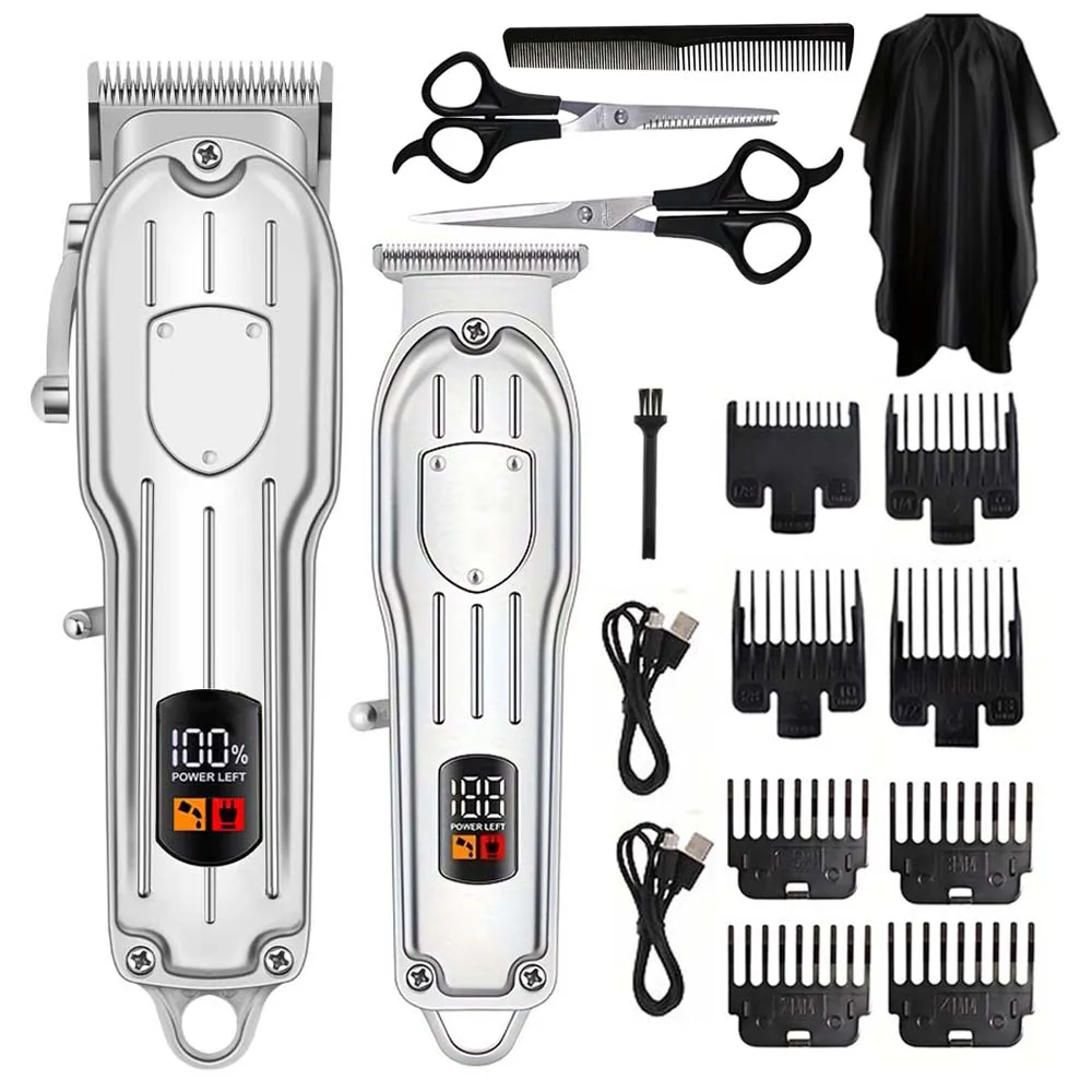 Men'S Grooming Electric Trimmer - Máquina de Cortar Cabelo Elétrica com