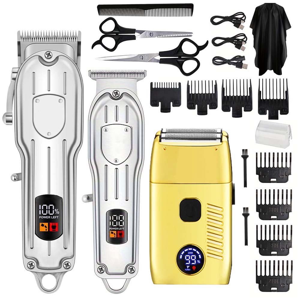 Men'S Grooming Clippers - Máquina de Cortar Cabelo Elétrica para