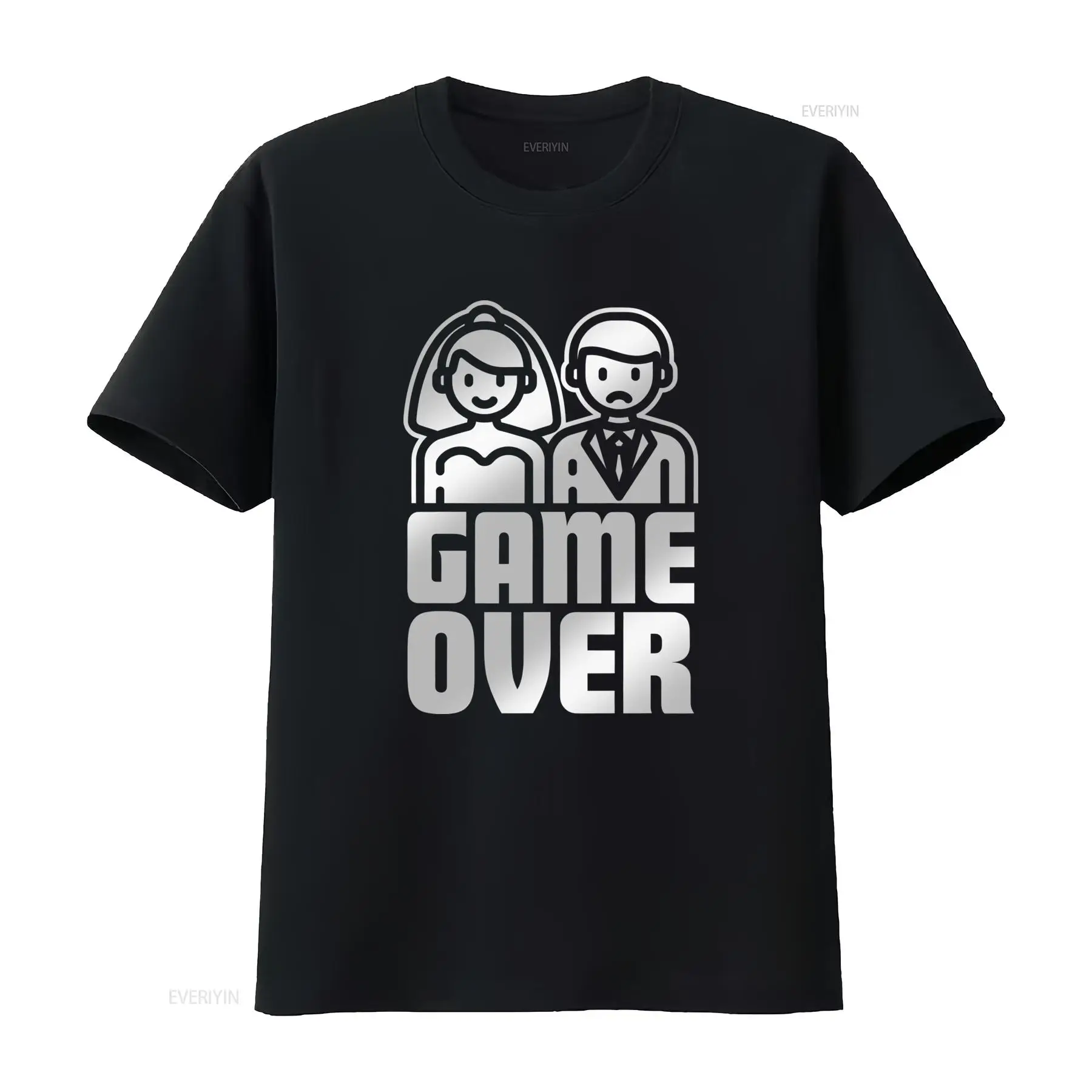 Men'S Grooming - Camiseta GAME OVER para Festa de