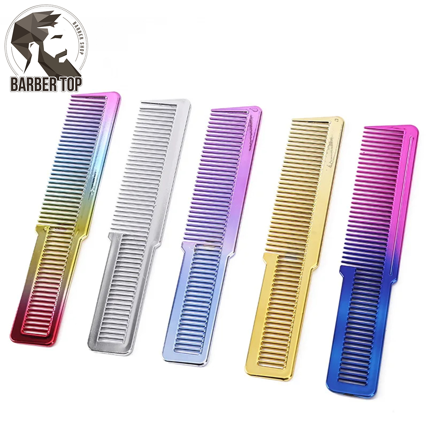 Men'S Grooming Oil - Pente de barbeiro colorido masculino, pente