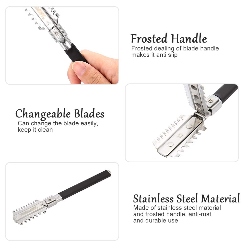 Dupla borda de barbear corte d - Men'S Grooming Clippers avaliação e preço