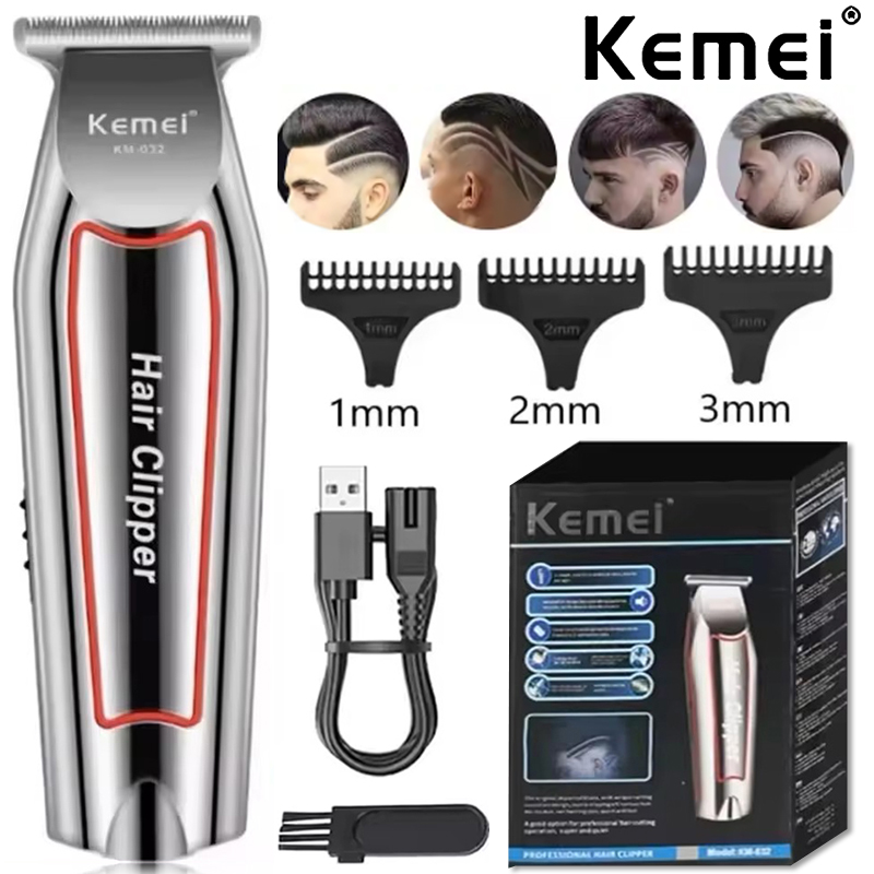 Kemei profissional aparador de - Men'S Grooming Electric Trimmer avaliação e preço
