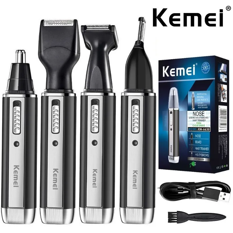 Kemei 4 em 1 aparador para hom - Men'S Grooming Electric Trimmer avaliação e preço