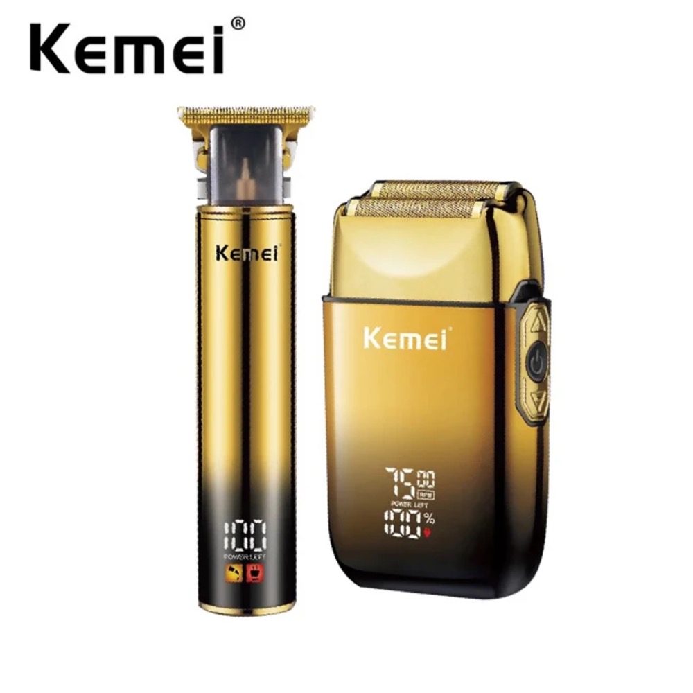 Kemei aparador de cabelo elétr - Men'S Grooming Electric Trimmer avaliação e preço