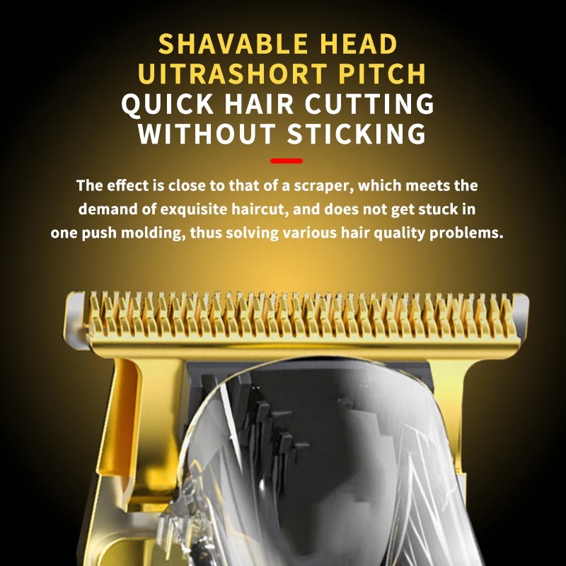Kemei aparador de cabelo elétr - Men'S Grooming Electric Trimmer avaliação e preço