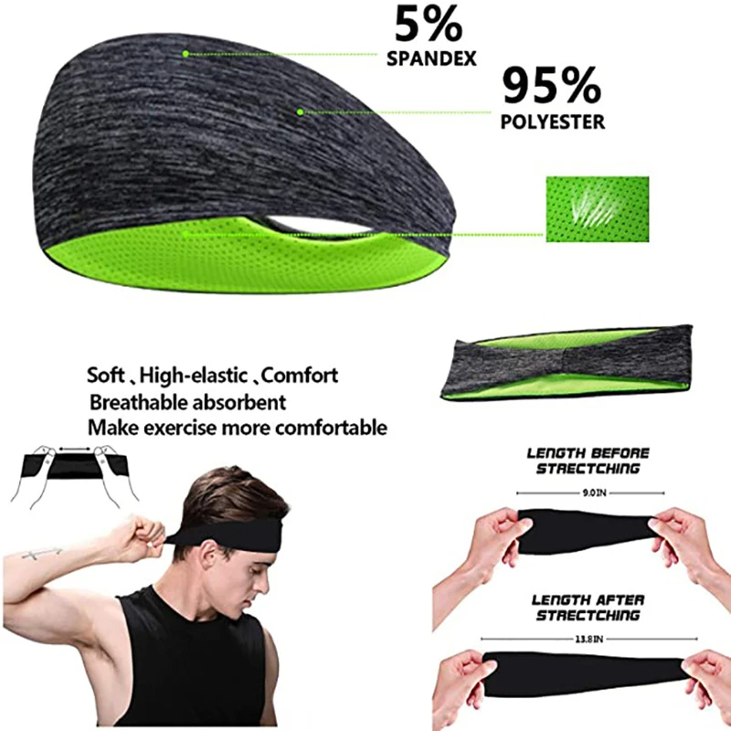 3 pçs sweatband para homens mu - Men'S Grooming Tape avaliação e preço