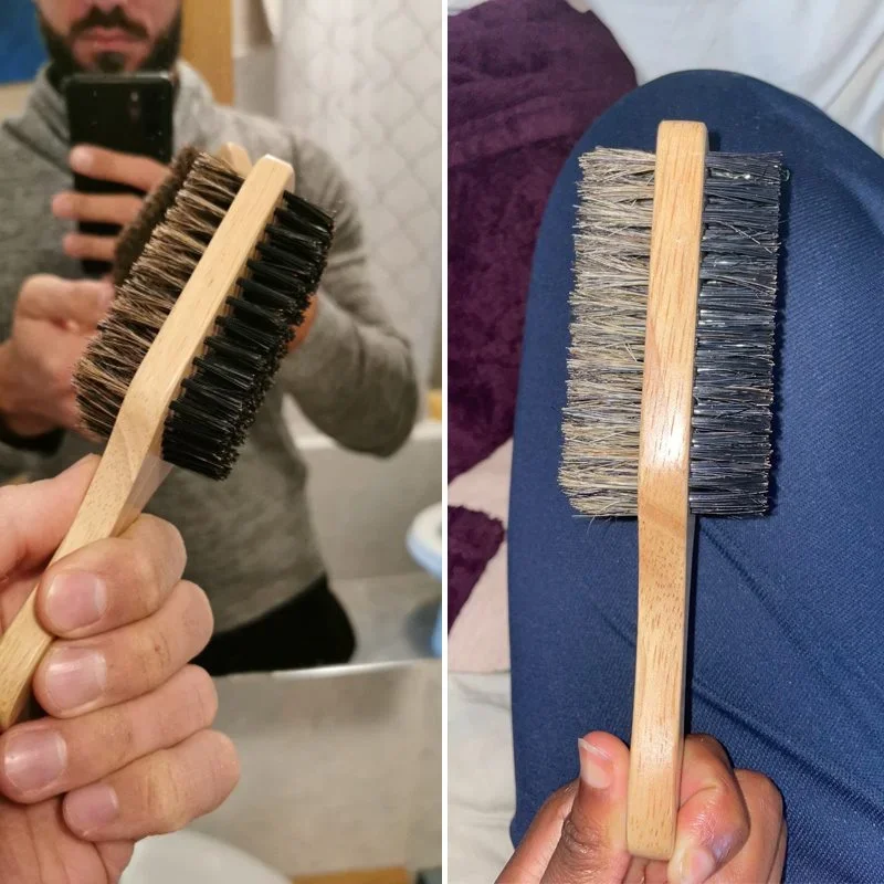 Escova para Barba com Cabo de  - Men'S Grooming Oil avaliação e preço