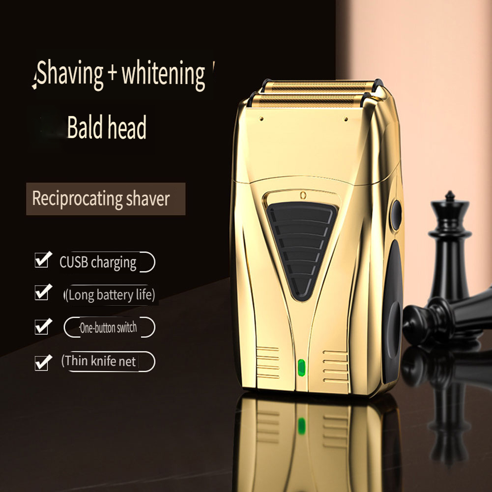 Novo barbeador elétrico recarr - Men'S Grooming Electric Trimmer avaliação e preço