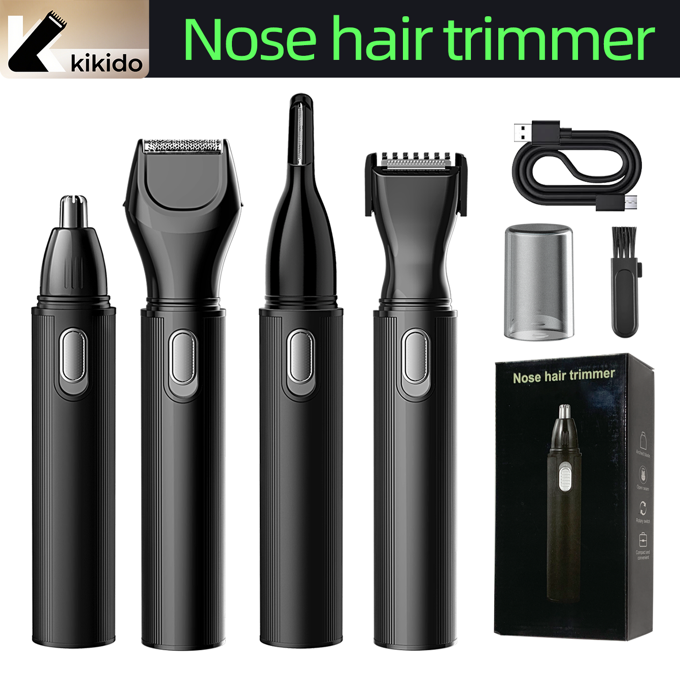 KIKIDO Aparador de Pelos do Na - Men'S Grooming Electric Trimmer avaliação e preço